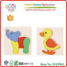 10 Set Lovely Wooden Animal 3D Puzzle